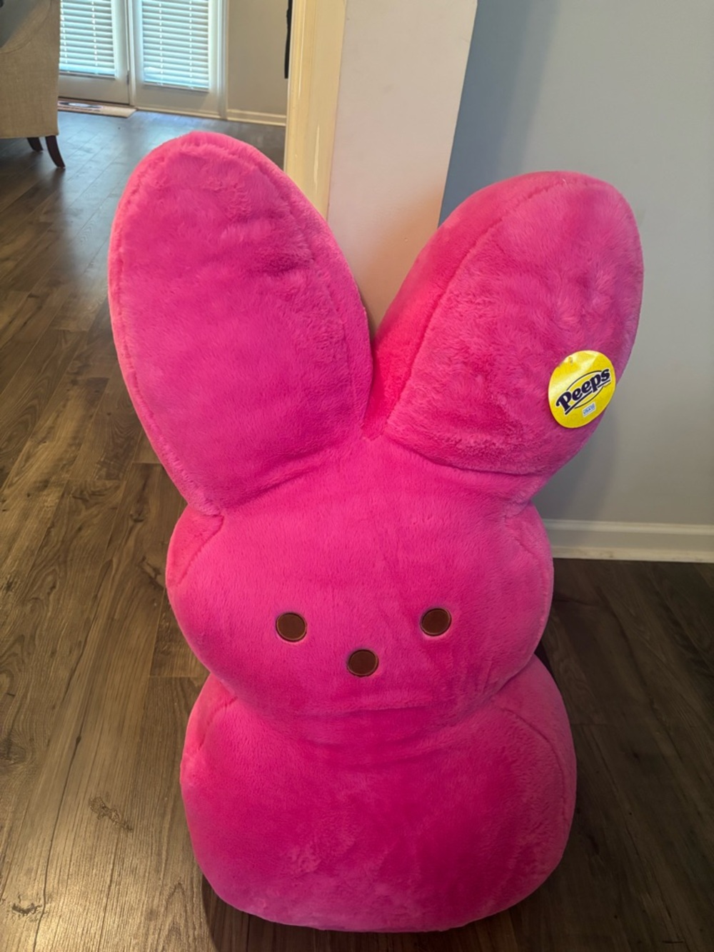 Jumbo 42" 2026 Peeps Easter Bunny 
Bright Pink